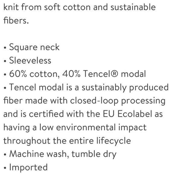 OPEN EDIT ✨ SQUARE NECK TANK NWT - Picture 6 of 12